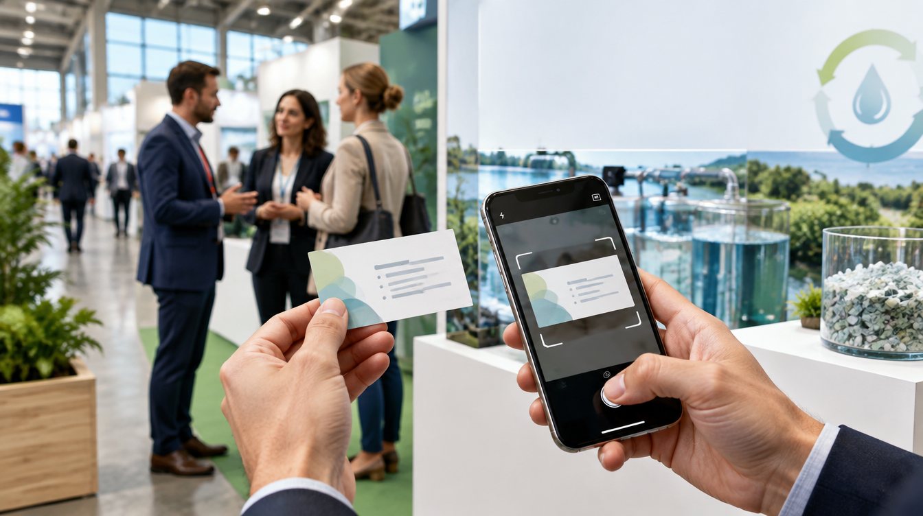 Ecomondo 2026 — Ecomondo 2026: scansiona gratis i biglietti da visita in fiera