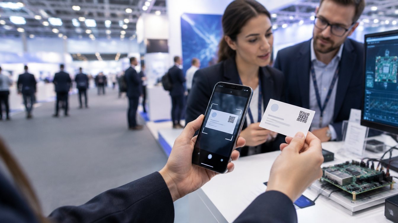 electronica 2026 — electronica 2026: Visitenkarten kostenlos scannen und weiter netzwerken