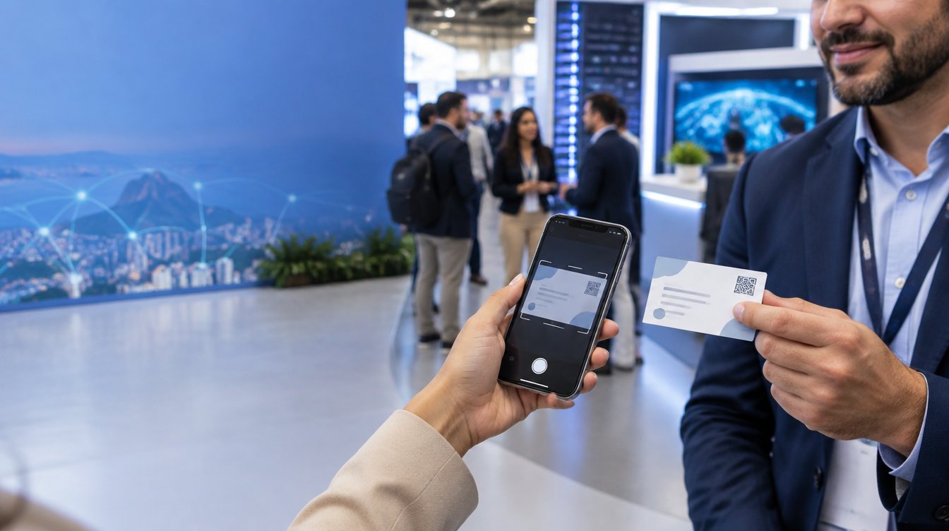 Futurecom 2026 — Futurecom 2026: digitalize cartões de visita gratuitamente durante o evento